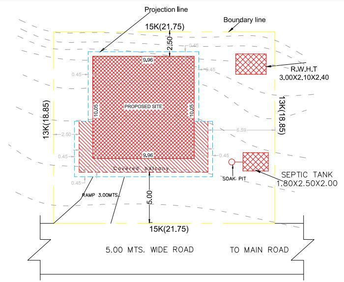 Site Plan architecture drawings for beginners