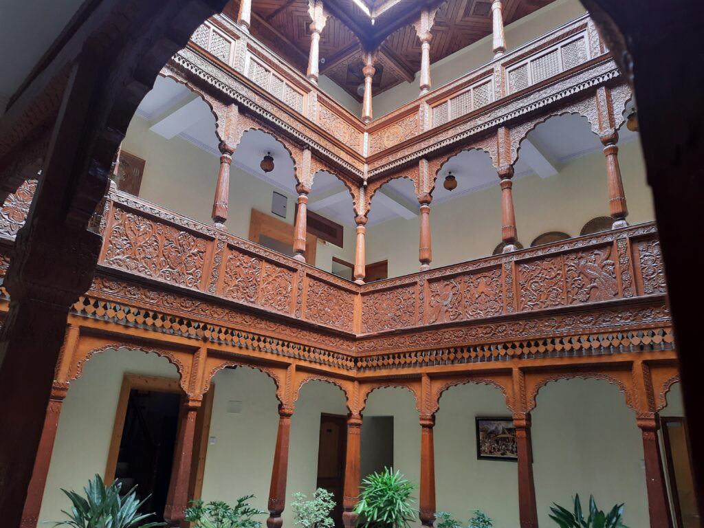 Courtyard of hotel Nau Nabh