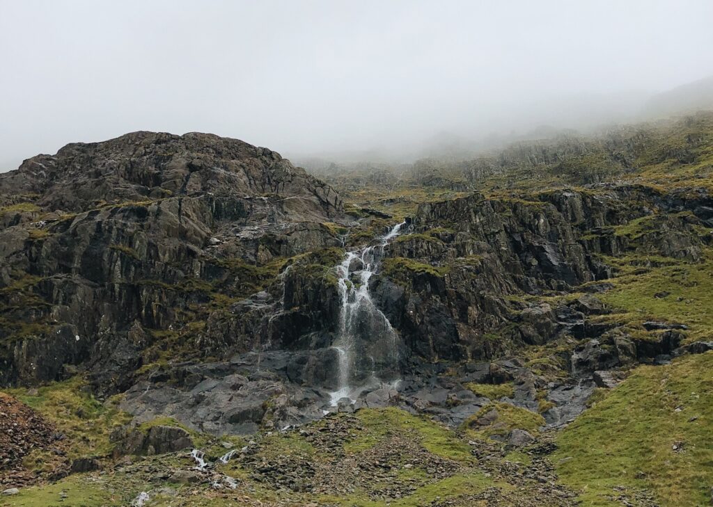 Shift in rainfall pattern in landslide