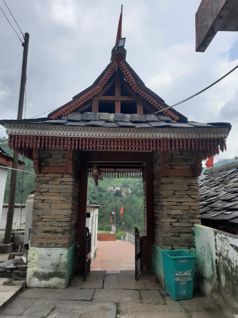 Entrance gate of Pangna fort/Mahamaya temple