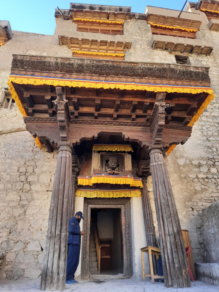 Entrance gate of Leh Palace, Ladakh