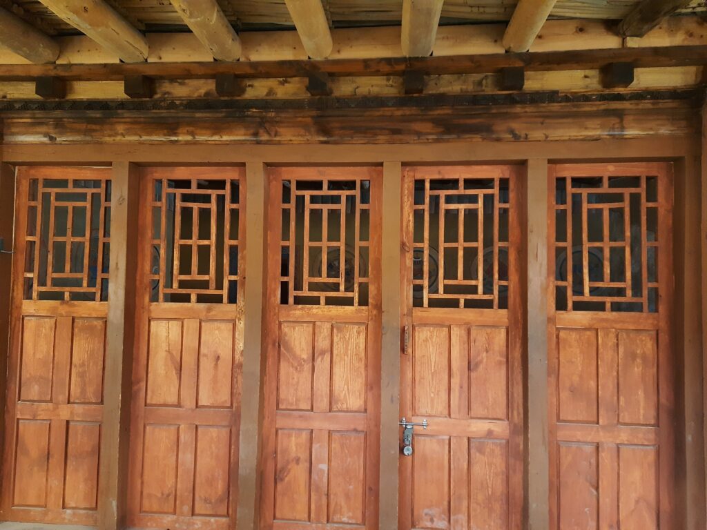 Jaali interiors in Leh Palace