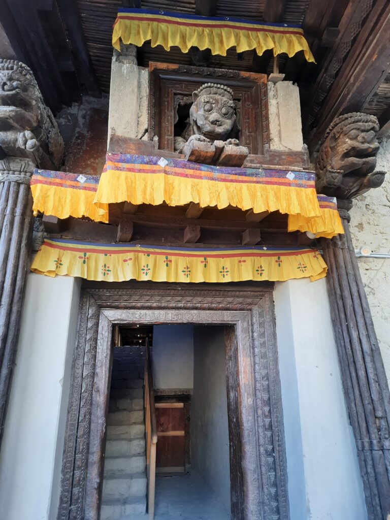 Entrance gate of Leh Palace, Ladakh