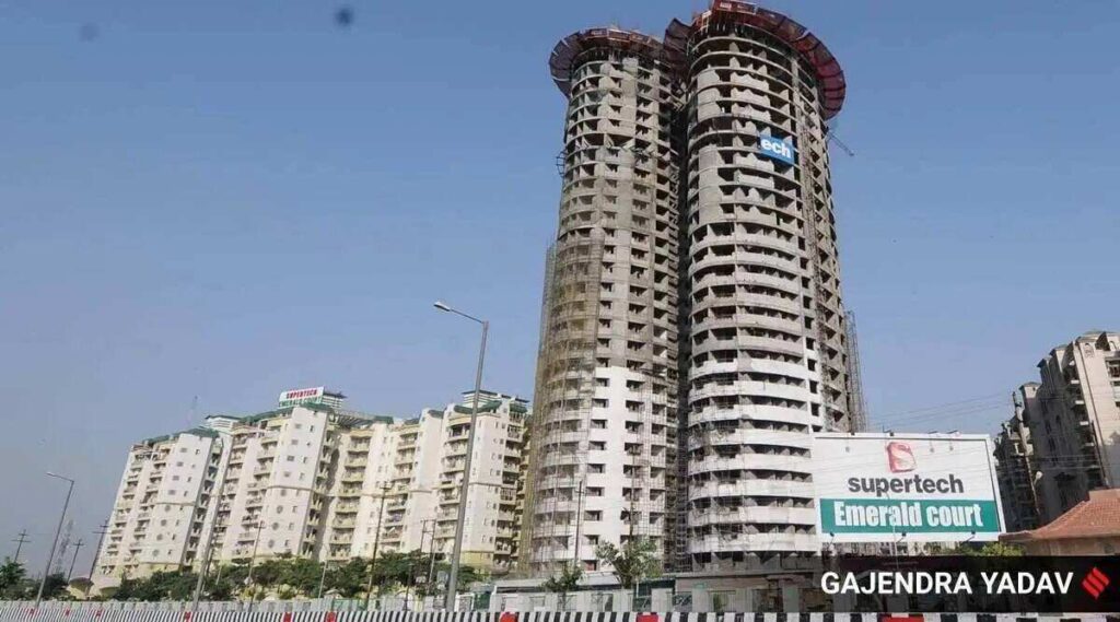 Supertech twin towers, Noida