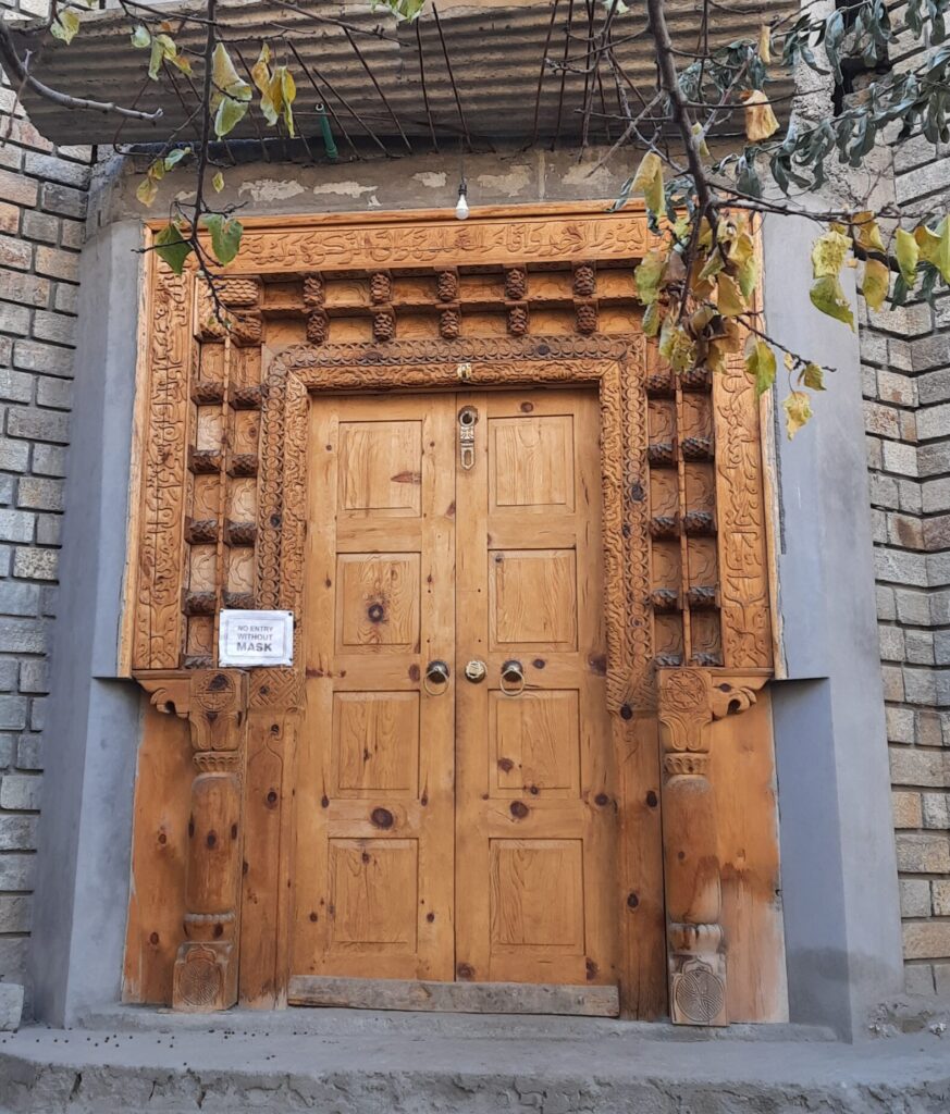 Architectural woodwork in Turtuk village- Nubra valley