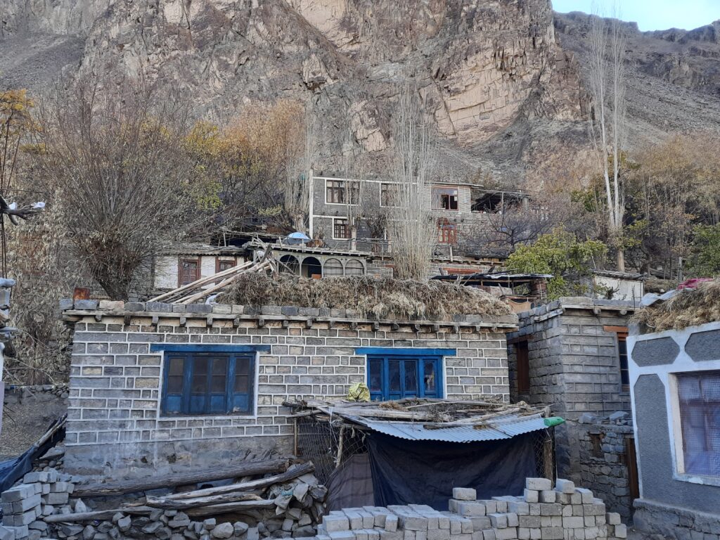 Flat Roof at Turtuk village in Nubra valley