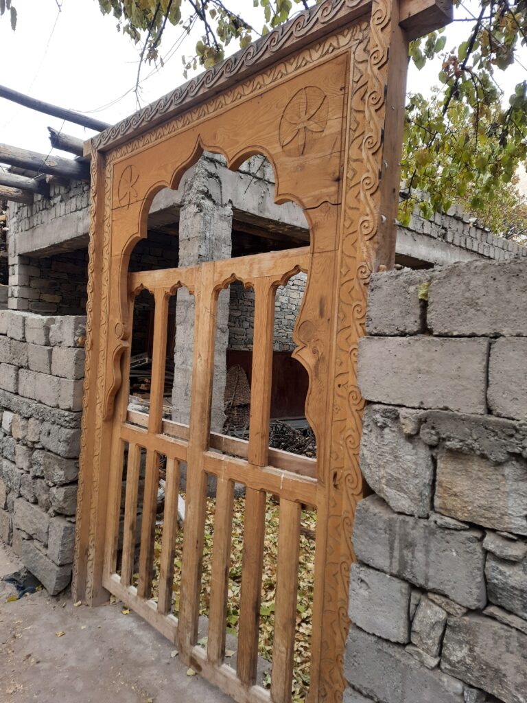 Architectural woodwork in Turtuk village- Nubra valley