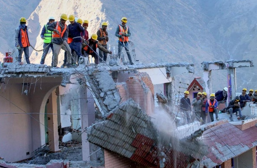 Steps taken by government in Joshimath