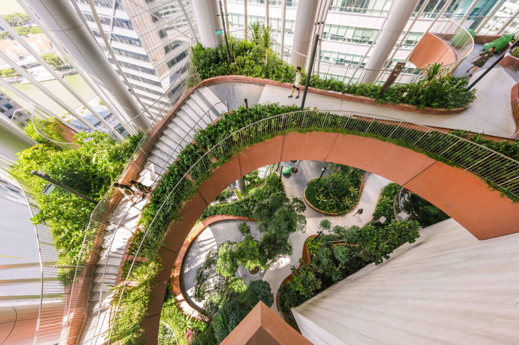 Biophilic Design in Singapore city