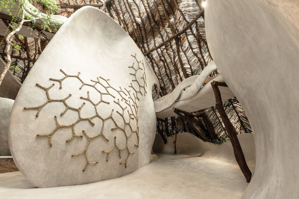 Nature inspired art and graphics in biophilic design