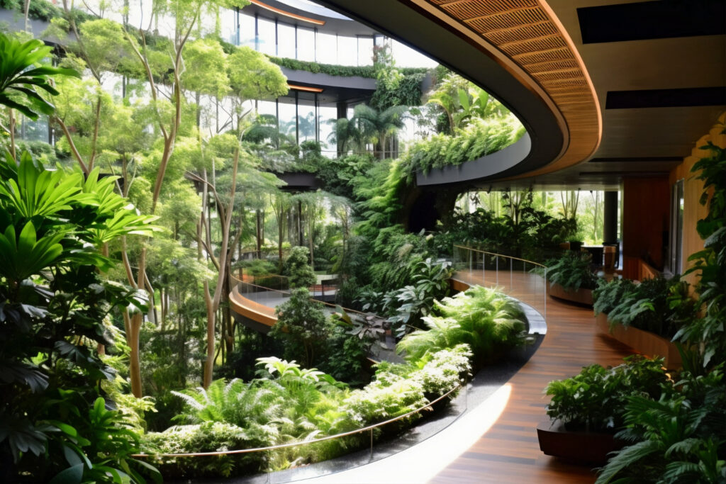 Natural and daylighting in Biophilic design