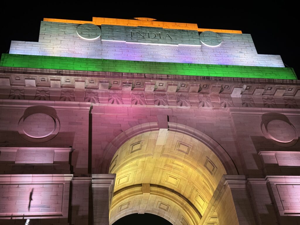 Night view India Gate- Delhi