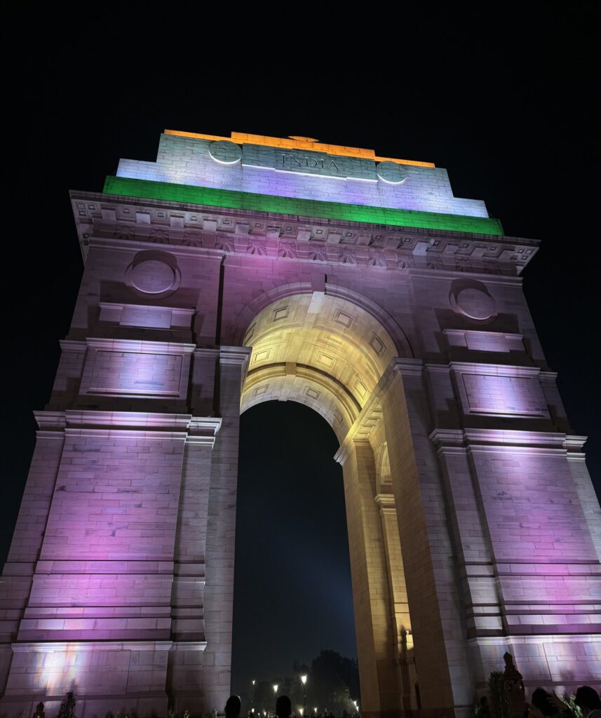 India Gate night view -Architectural Design, Delhi India