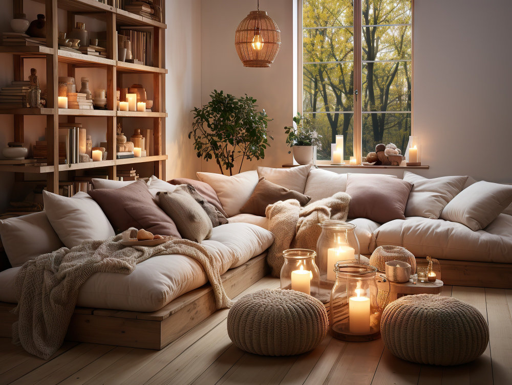 Scandinavian aesthetics- cozy atmosphere