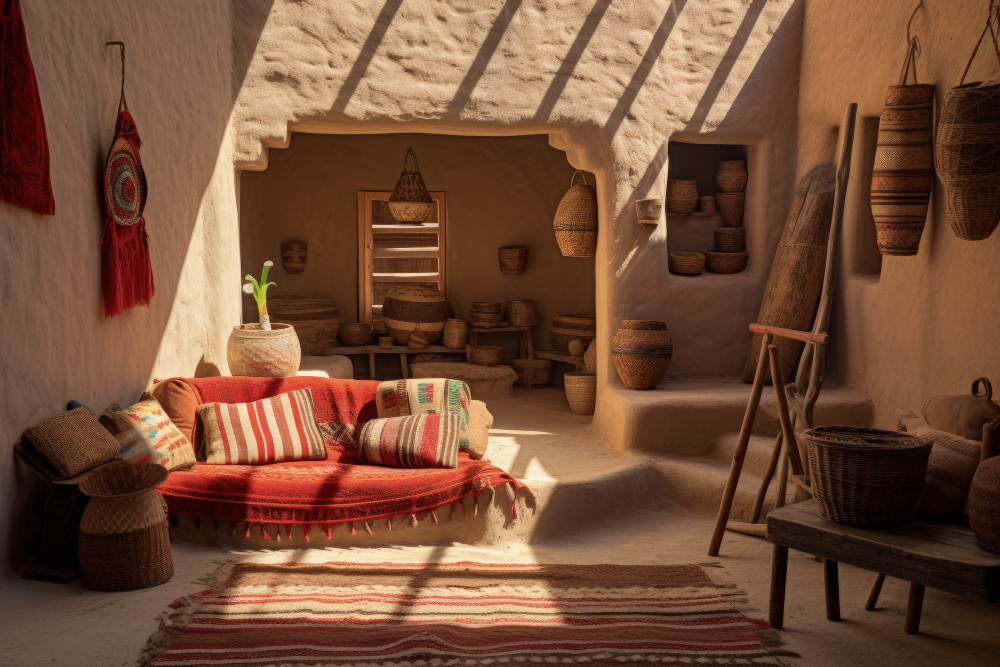 Scandi-Boho interiors textures and patterns