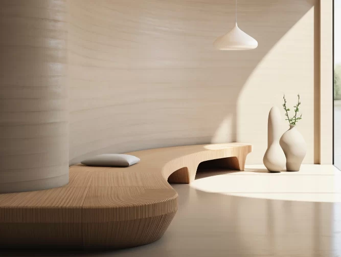 Japandi interiors- Neutral and earthy color palette