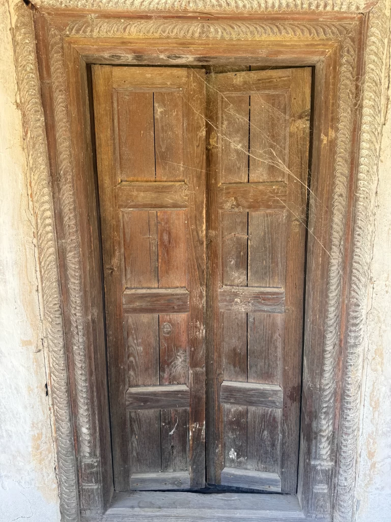 old traditional Himalayan home_Door