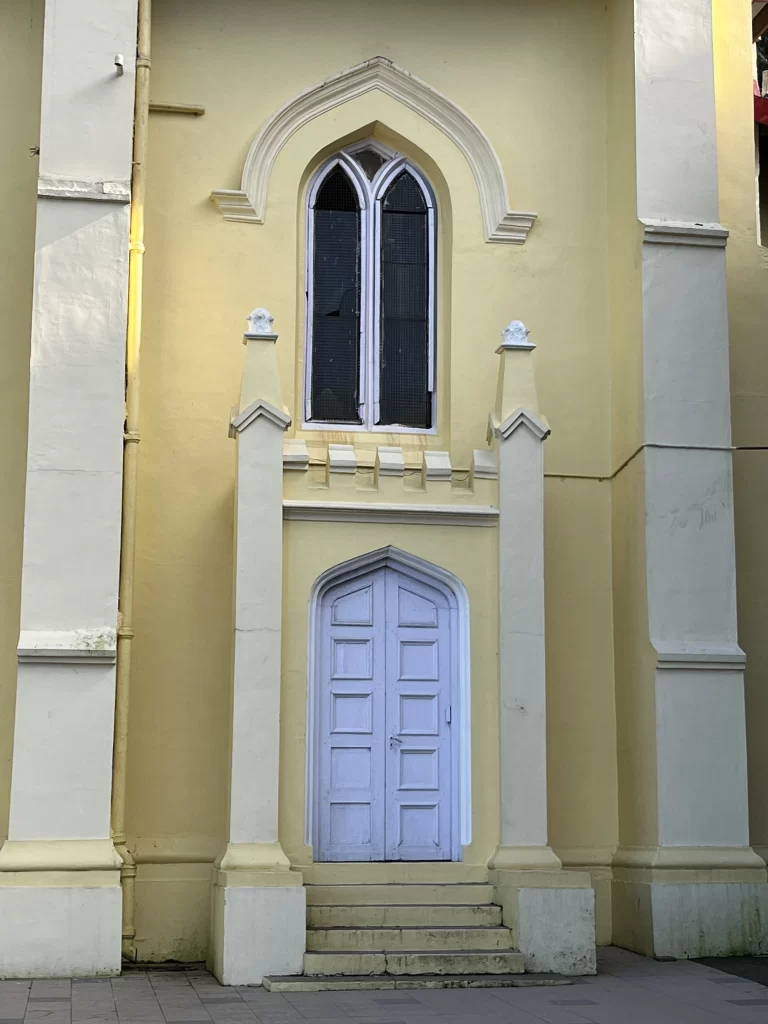 Christ Church Shimla architecture details and features- Doors and windows