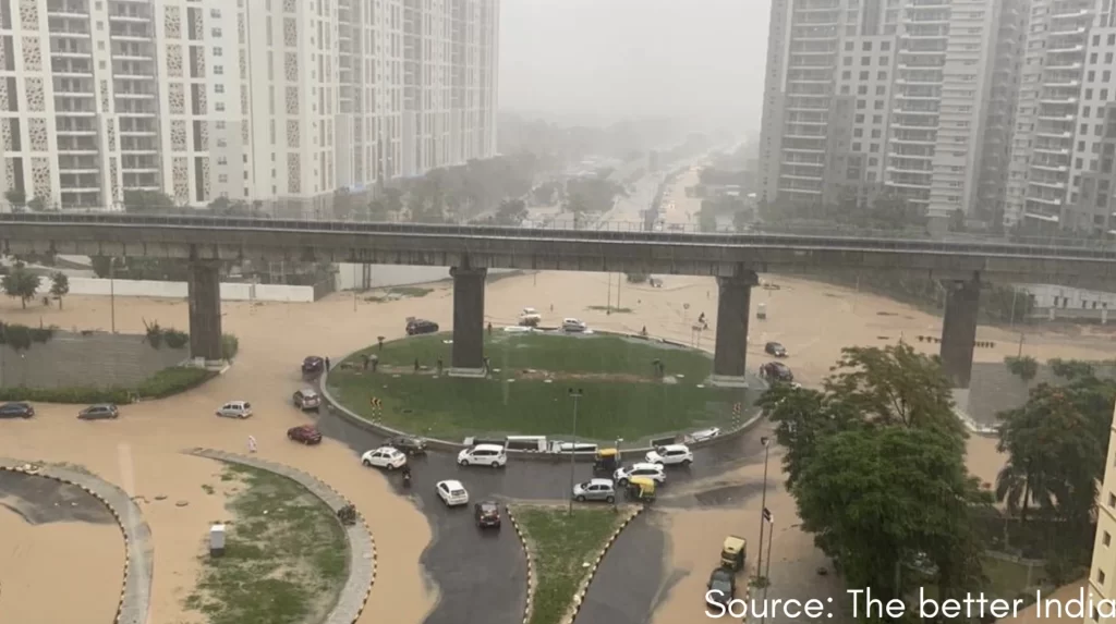 Gurgaon urban crisis_flooding